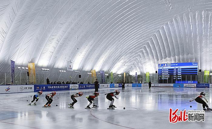 河北省第四届冰雪运动会短道速滑比赛在康保县开赛