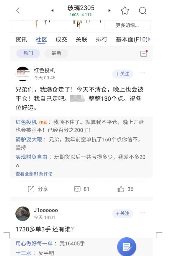 高开低走，年后两天玻璃期货走势被投资者吐槽