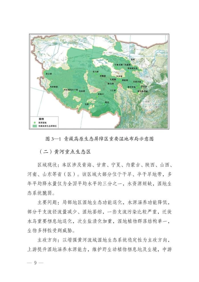 全国湿地保护规划（2022-2030年）| 全文发布