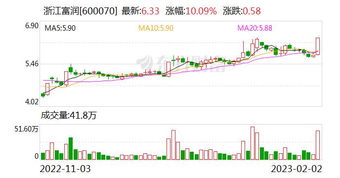 浙江富润(600070)龙虎榜数据(02-02)