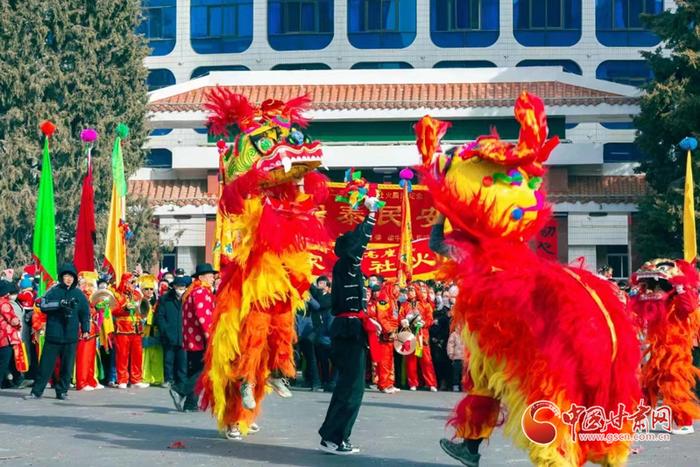 【网络中国节·元宵】兰州：张灯结彩贺新春 锣鼓喧天迎元宵