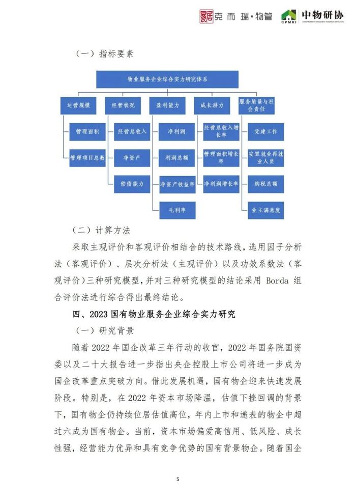 综合实力 | 2023物业服务企业综合实力研究实施方案