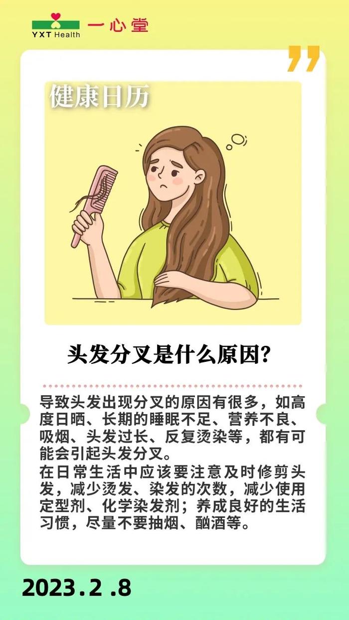 头发分叉是什么原因？