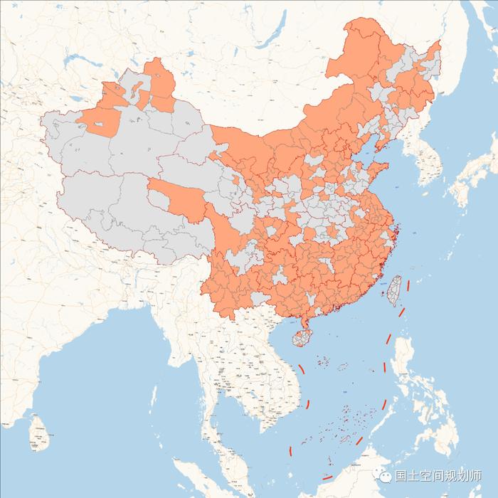 【行业观察】收藏丨全国已公示国土空间规划（草案/公众版）的地级市【图示】