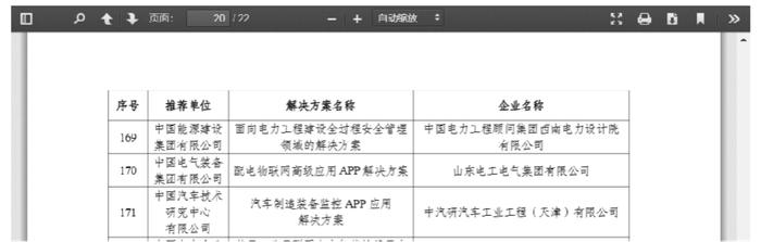 山东电工配电物联网高级App解决方案入围优秀解决方案名单