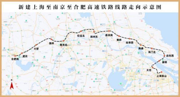 上海至南京至合肥高铁大墅站站场路基首根CFG桩开钻