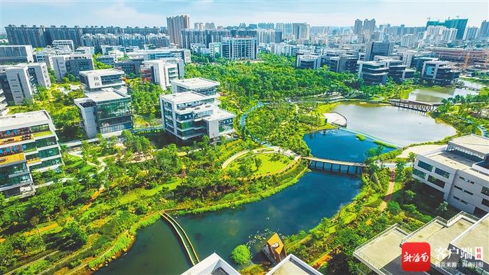 俯瞰海南生态软件园。澄迈县委宣传部供图