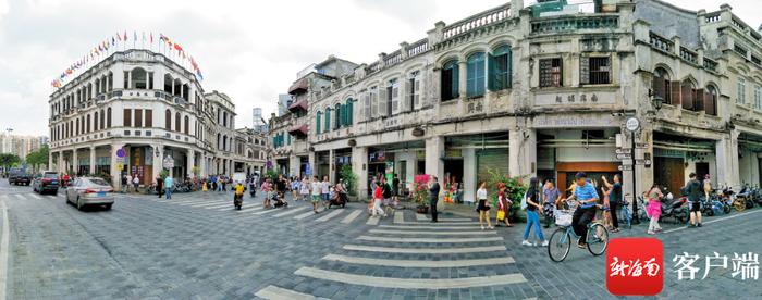 海口骑楼老街。海口旅文局供图