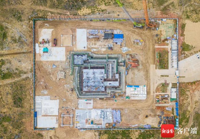 正在建设中的商业航天发射场。海南国际商业航天发射有限公司供图