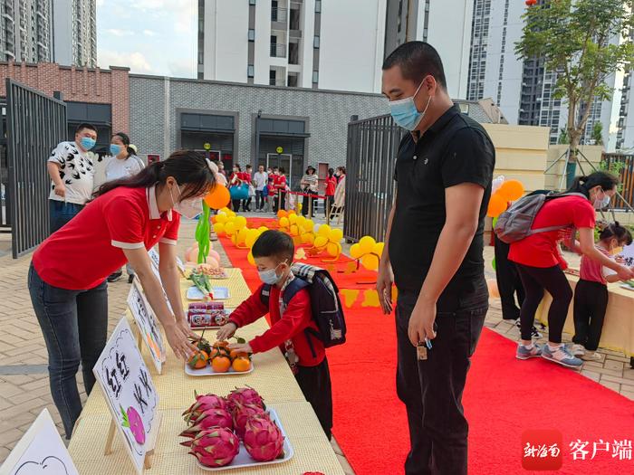 原创组图丨开学首日 一起来感受三亚幼儿园“萌娃”们的开学第一天