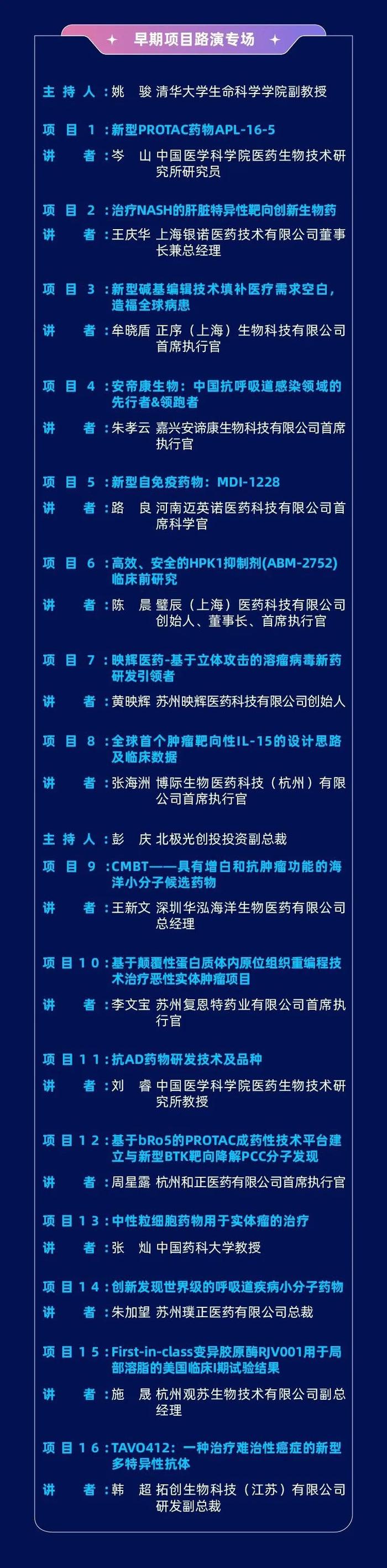 【关注】重点来了！第七届中国医药创新与投资大会最新日程发布