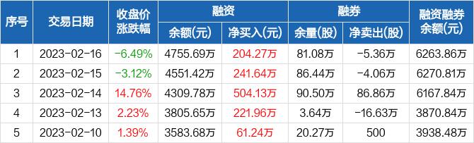 久盛电气：连续9日融资净买入累计1401.37万元（02-16）