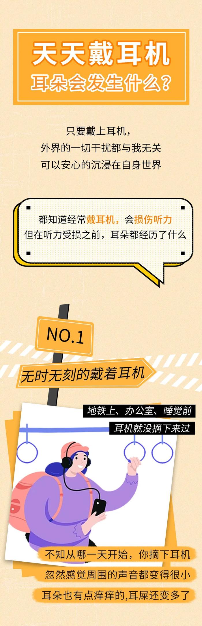 每天戴耳机的人，后来他的耳朵怎么样了?