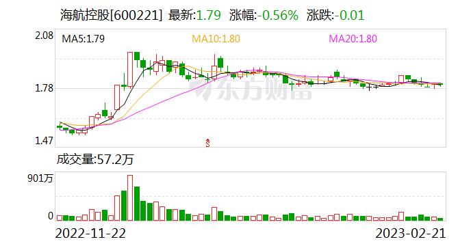 海航控股：1月海南航空控股股份有限公司及所属子公司载客人数约431.80万人