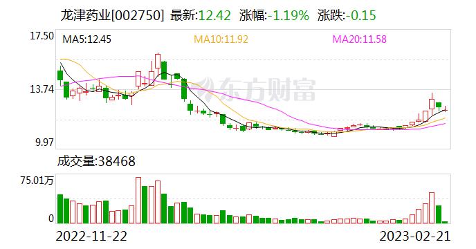 龙津药业：连续6日融资净买入累计3183.01万元（02-20）