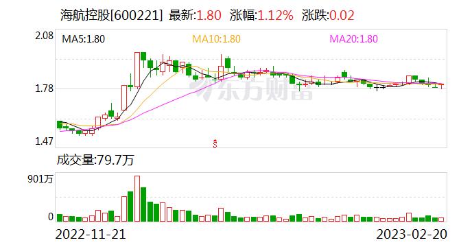 海航控股：融资净买入374.89万元，融资余额3.68亿元（02-20）