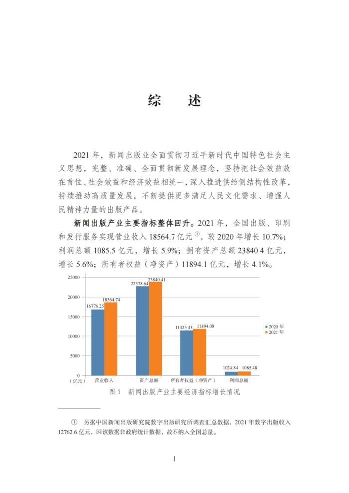 国家新闻出版署发布《2021年新闻出版产业分析报告》