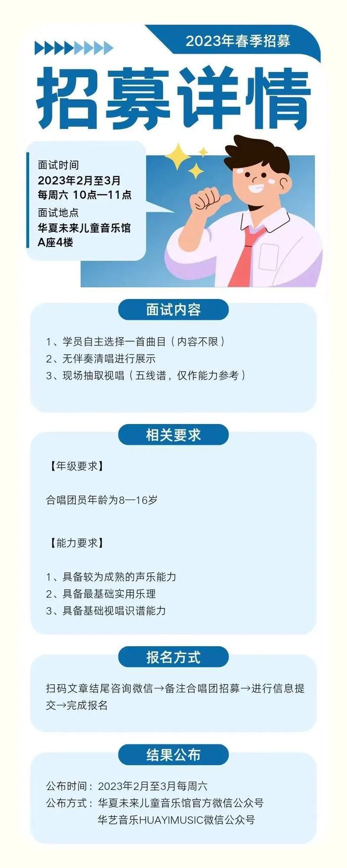 【儿童音乐馆】华夏未来华艺童声合唱团正式招募