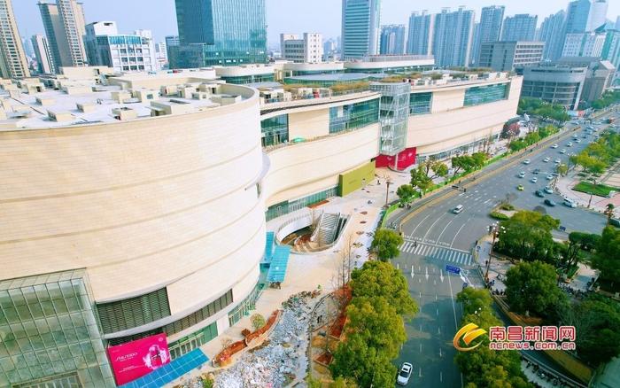 武商MALL项目建设收尾 建成后将成为南昌智慧商业地标