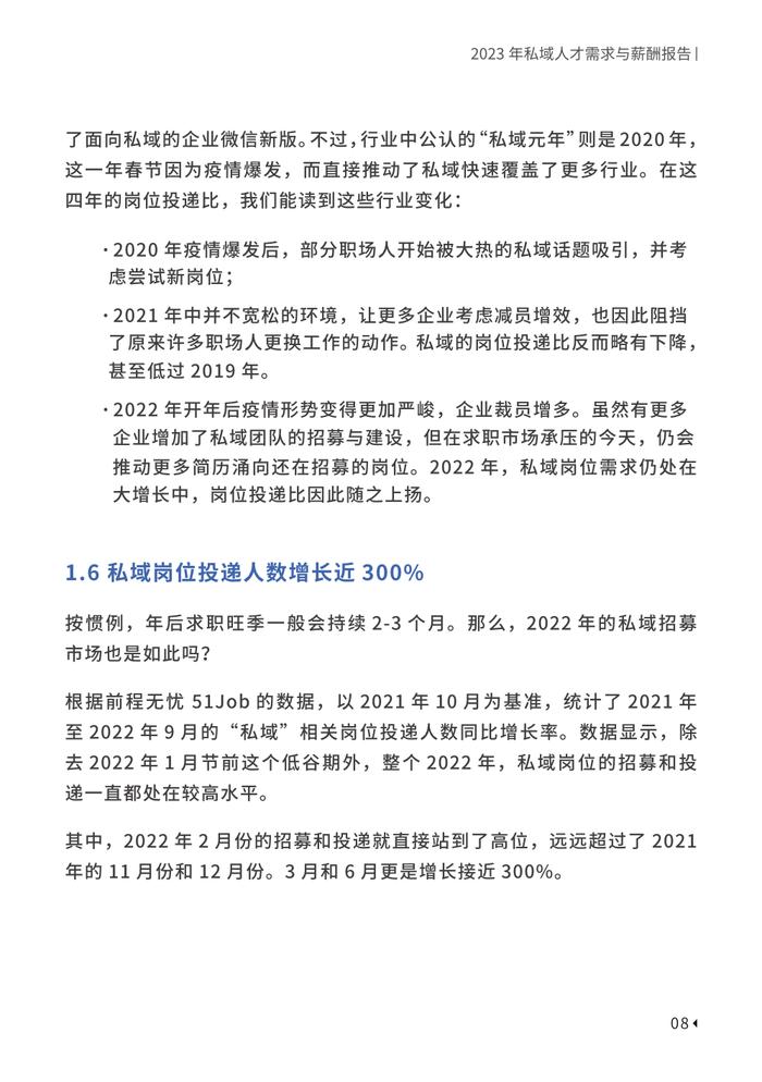 见实科技&前程无忧：2023私域人才需求与薪酬报告