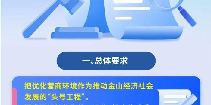 金山区加强集成创新持续优化营商环境行动方案发布