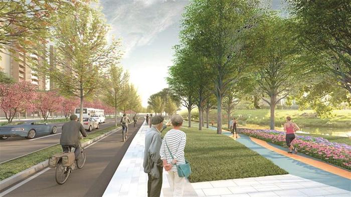 菱湖大道将改造“焕”新 方案设计已完成，今年将启动施工