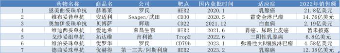 Seagen /安斯泰来Padcev上市获CDE受理，国产ADC何时“狂飙”？