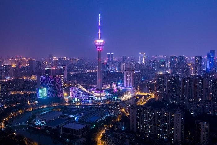 成都城市夜景图片来源:每经记者张建摄(资料图)