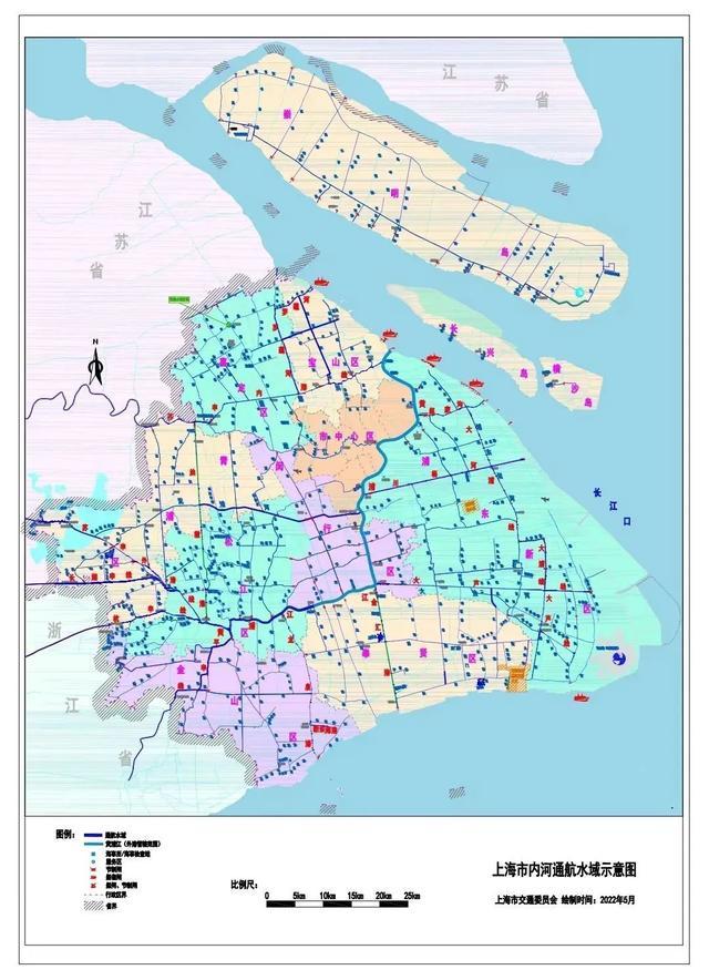 划定！上海市内河通航水域范围都在这里