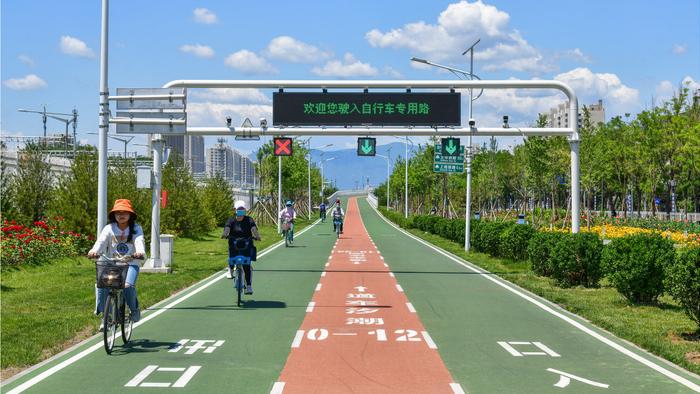 回天自行车专用路每日平均节省通勤时间14分钟 3000人将改变高碳出行方式