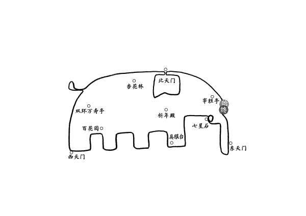 周末去天坛跑“大象”