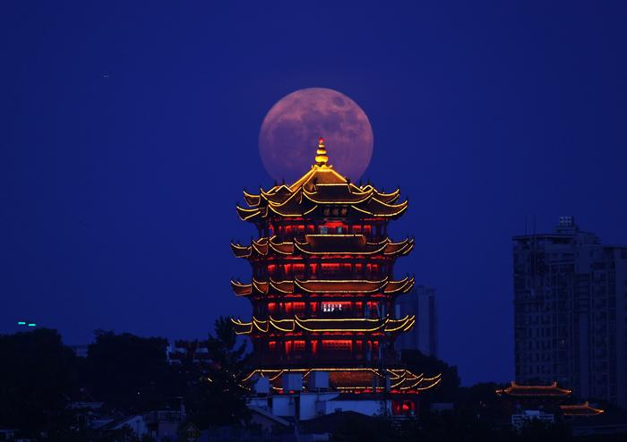 为拍黄鹤楼夜景乘客背向坐电梯，武汉地铁紧急调整