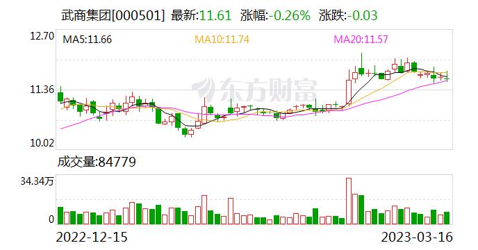 武商集团：融资净买入979.24万元，融资余额4.37亿元（03-16）