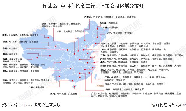 2023年中国有色金属行业区域分析 江西省有色金属上市企业营收第一【组图】