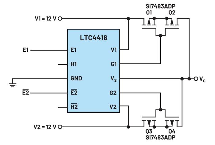 图1.LTC4416典型应用电路