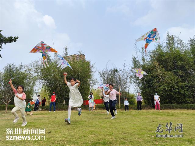 赴一场和春天的约会！茜坑社区开展风筝彩绘活动