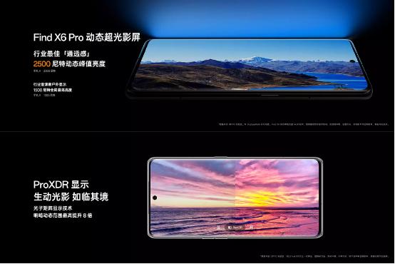 OPPO Find X6 Pro采用的这块屏幕还支持1~120Hz智能动态刷新率、100