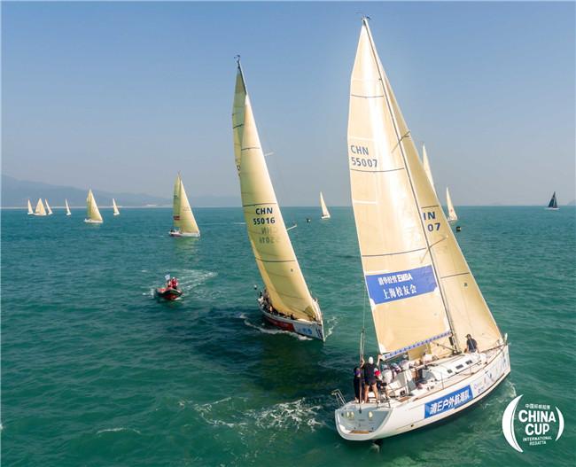 第十四届中国杯帆船赛于3月23日在深圳大亚湾开赛