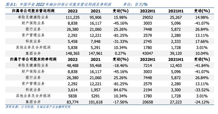 投资端承压，寿险改革曙光渐现——中国平安（601318.SH）2022年年度业绩报告点评