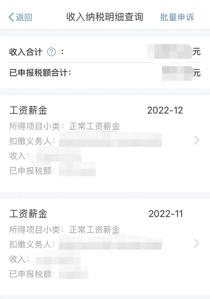 个税汇算用得上！手把手教你查询2022年收入纳税清单