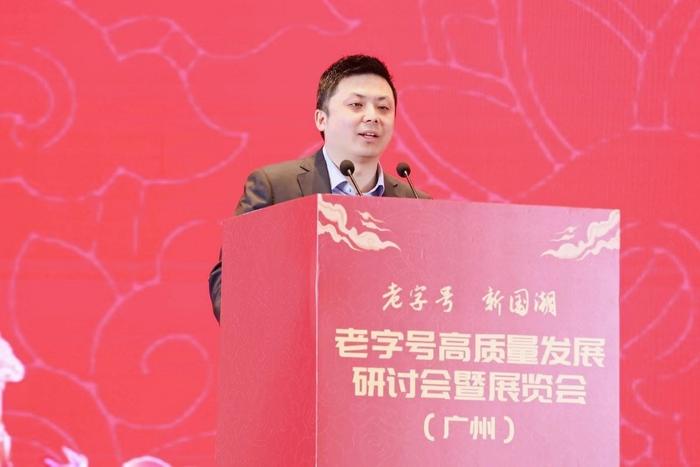 图:迈迪品牌咨询总经理尚晓鸣发表主旨演讲