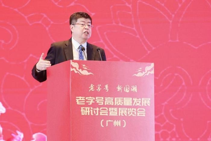 图:第十四届全国政协委员,北京大学中文系教授、文化资源研究中心主任,著名评论家,文化学者张颐武发表主旨演讲