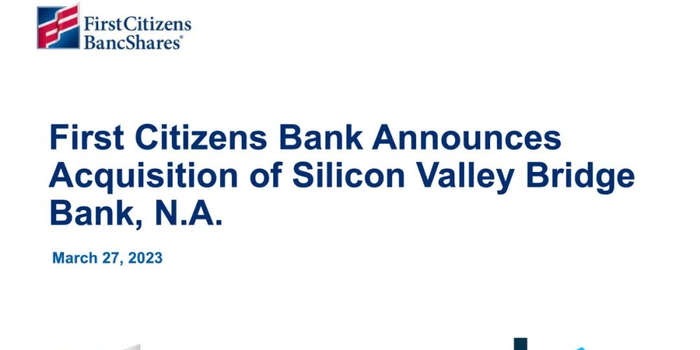 这家巨头接手破产的硅谷银行