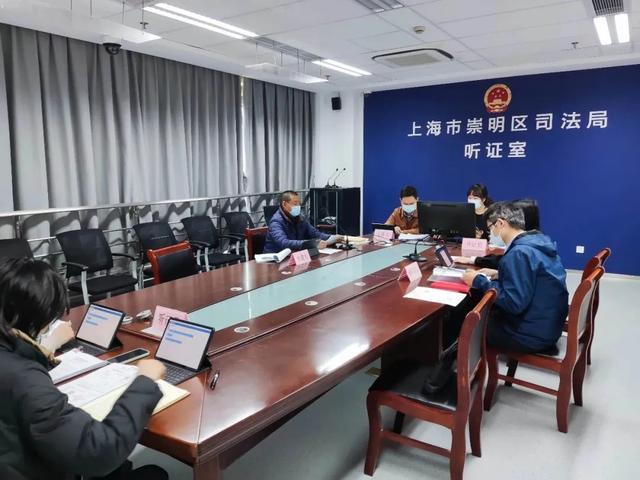 上海的行政复议智慧听证室里有什么？