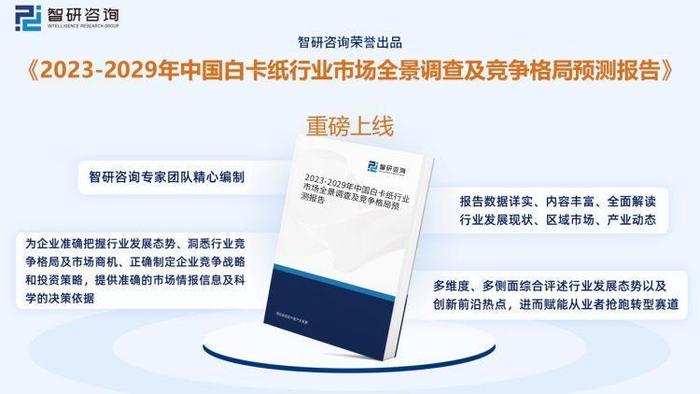 智研咨询报告：白卡纸行业市场现状及未来发展趋势预测分析