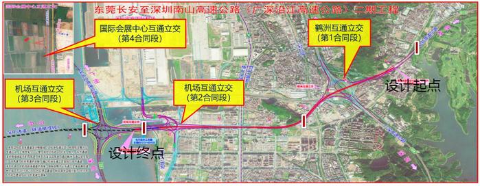 双向8车道！深中通道侧接线进度刷新！