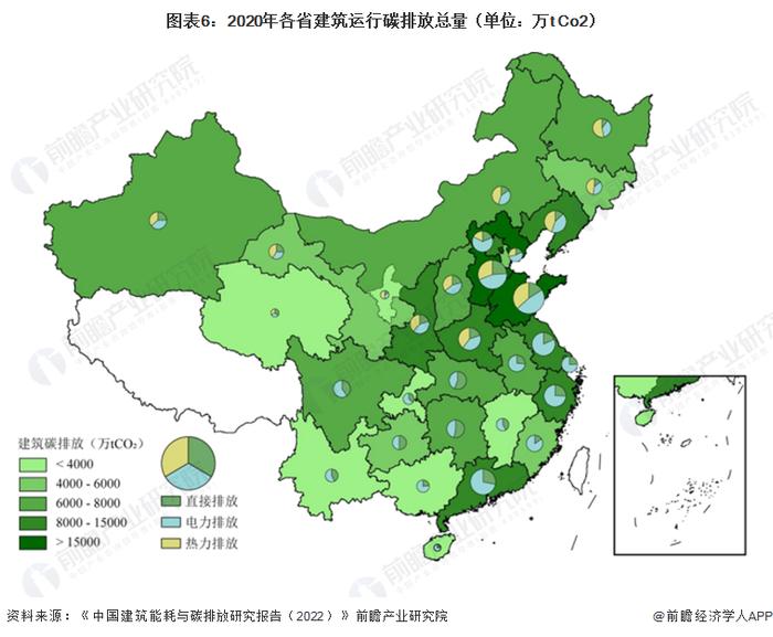 2023年中国建筑及建材能源消耗情况 全国前五省市建筑碳排放超30%【组图】