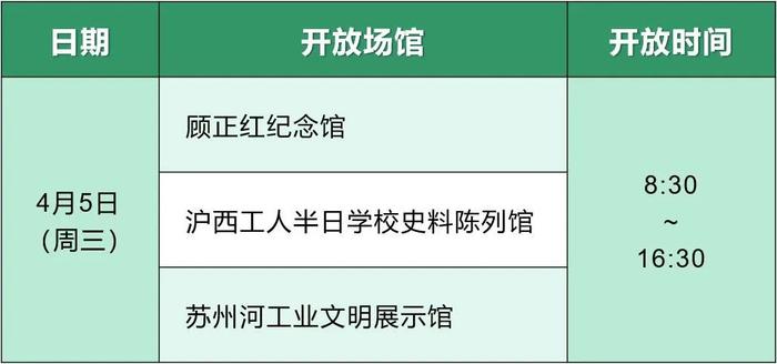 普陀区公共文化场馆2023年清明假期开放公告