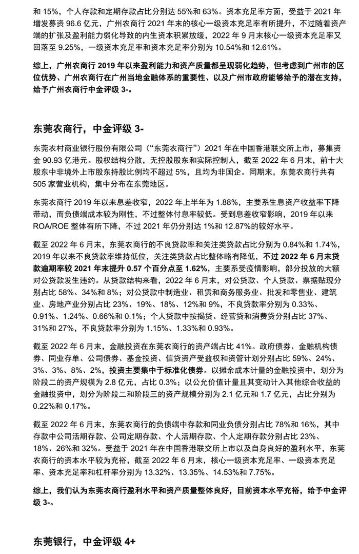 【中金固收·信用】广东省城农商行：涉房贷款偏高，关注资产质量演变 ——银行信用资质观察系列专题