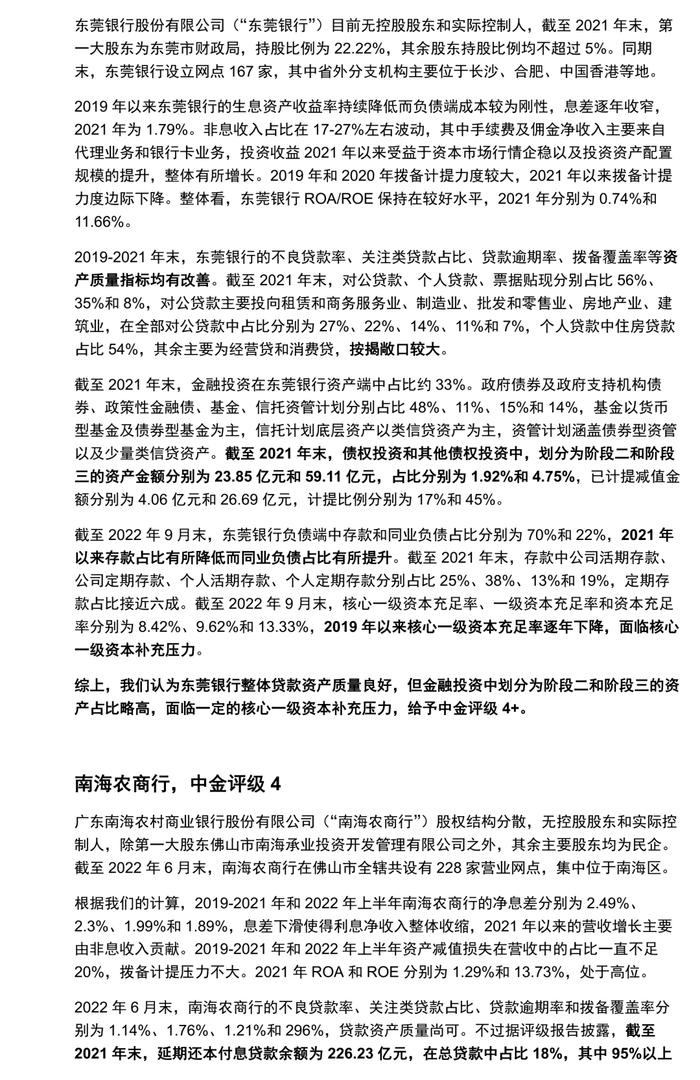 【中金固收·信用】广东省城农商行：涉房贷款偏高，关注资产质量演变 ——银行信用资质观察系列专题